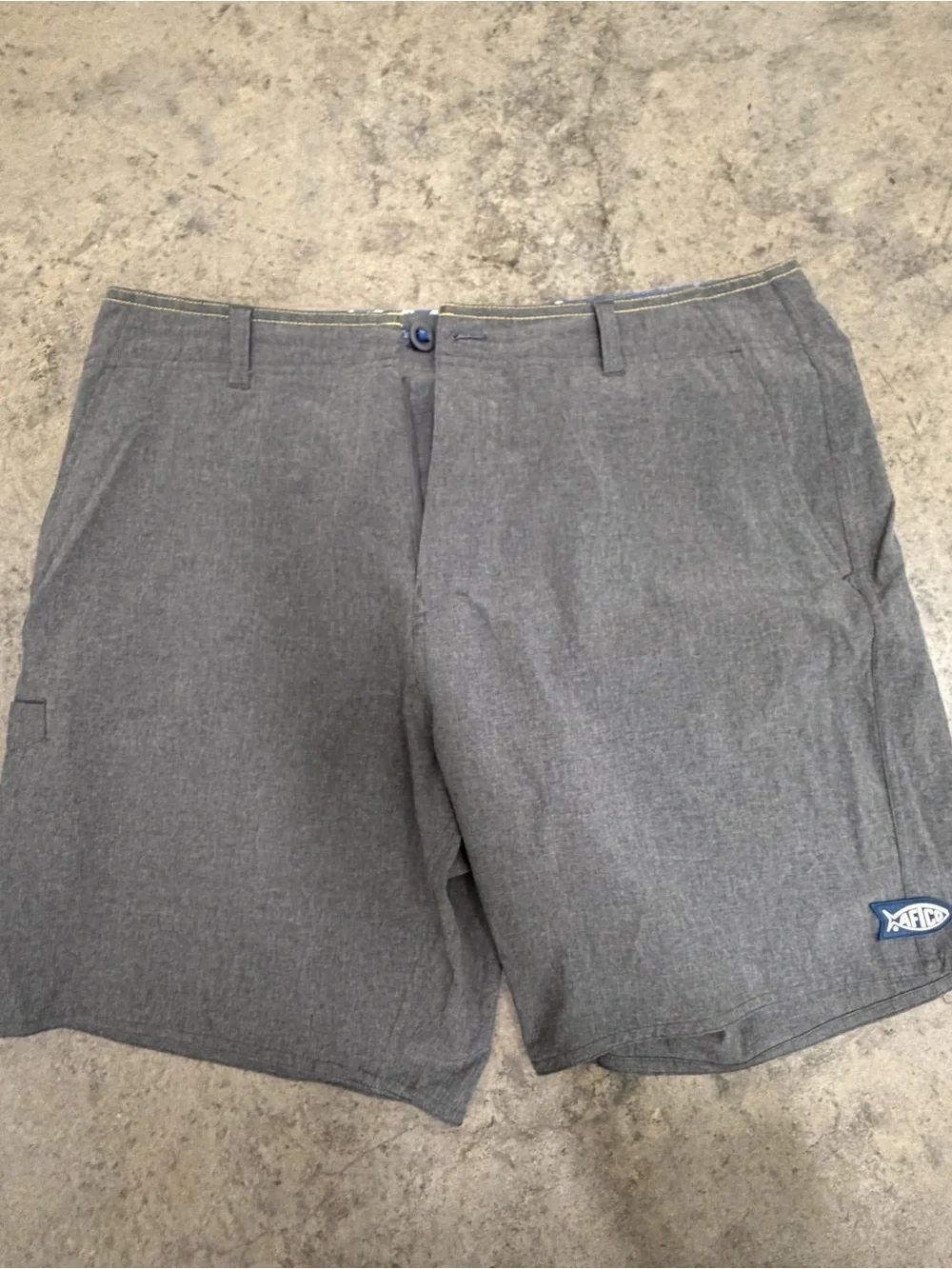AFTCO Men’s Fishing Shorts Lot of 2 Size 34 Navy Gray Performance Outdoor